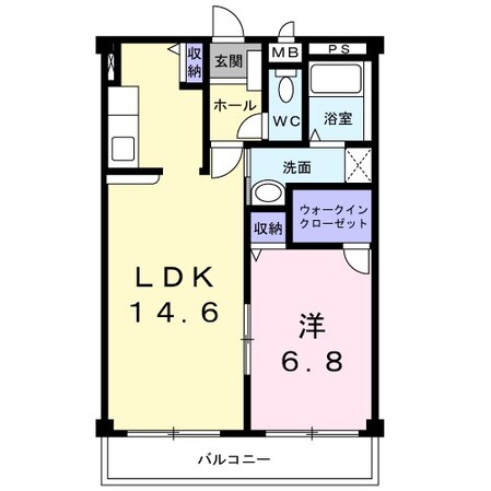 メゾン・ド・ミキＰａｒｔIの物件間取画像